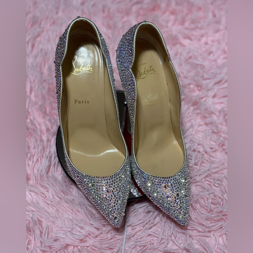 Louboutin Hot Chick Hand Blinged with Swarovski Crystals - They Are Finished!! - Picture 5 of 10